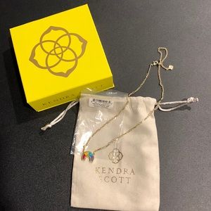 Kendra Scott rainbow necklace in gold (only worn twice)